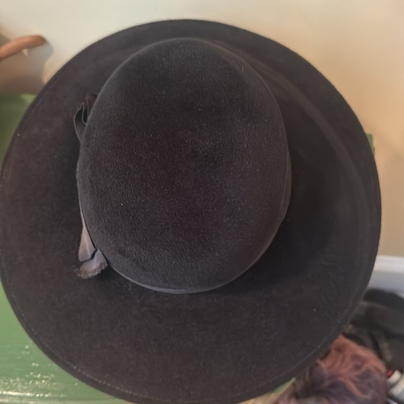 Peter Bettley London 100% black Rabbit fur hat - Picture 5 of 7